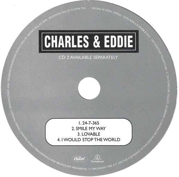 Charles & Eddie : 24-7-365 (CD, Single, CD1)