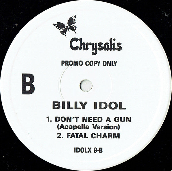 Billy Idol : Don't Need A Gun (12", Single, Promo)