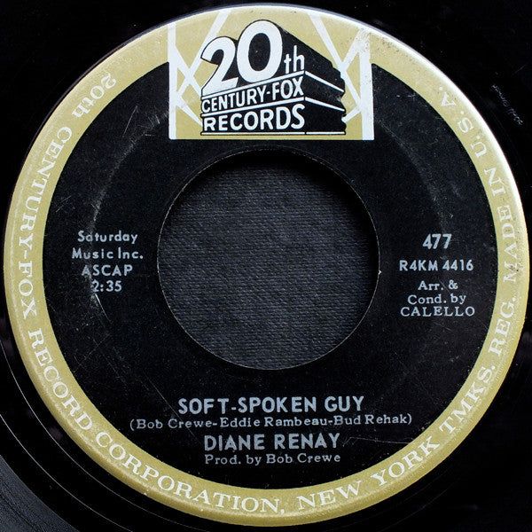 Diane Renay : Kiss Me Sailor (7", Single, Roc)