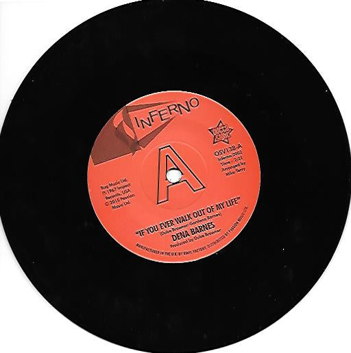 Dena Barnes : If You Ever Walk Out Of My Life (7", Promo)