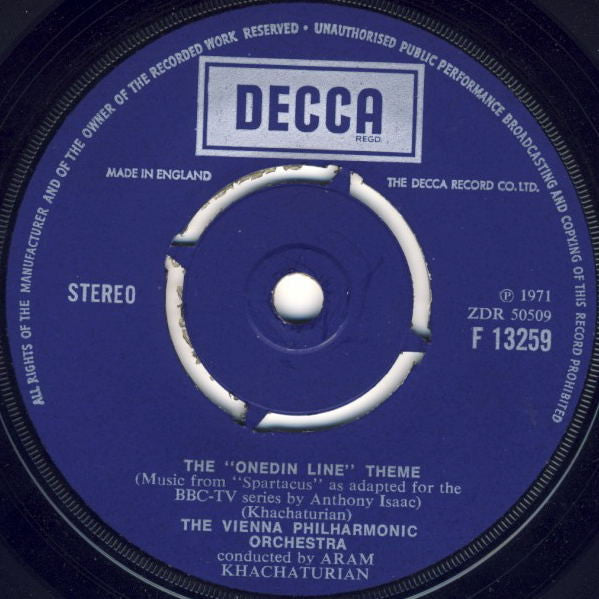 Wiener Philharmoniker : The "Onedin Line" Theme (7", Single)