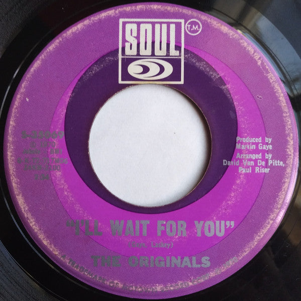 The Originals : The Bells / I'll Wait For You (7", Hol)