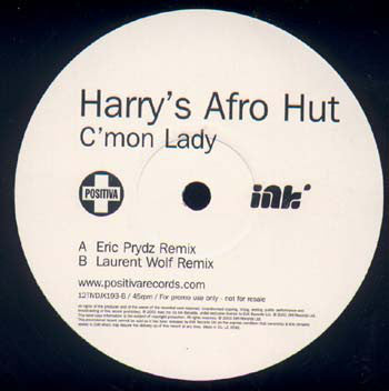 Harry's Afro Hut : C'mon Lady (12", Promo)