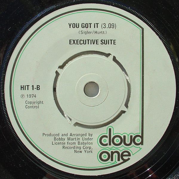 Executive Suite : When The Fuel Runs Out / You Got It (7")