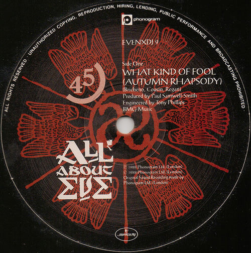 All About Eve : What Kind Of Fool (12", Promo)