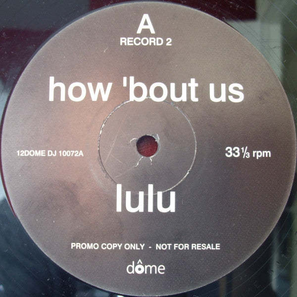 Lulu : This Time Baby / How 'Bout Us (2x12", Single, Promo)