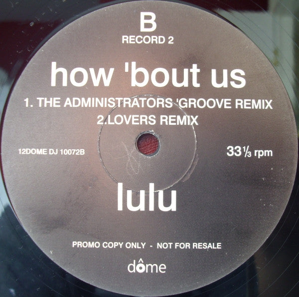 Lulu : This Time Baby / How 'Bout Us (2x12", Single, Promo)