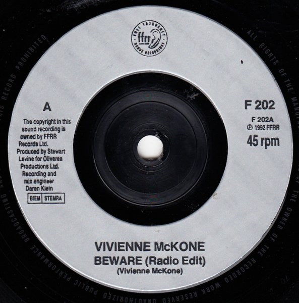 Vivienne Mckone : Beware (7", Single)