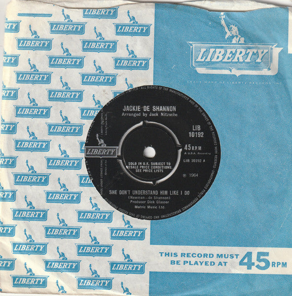 Jackie DeShannon : She Don't Understand Him Like I Do (7", Single)