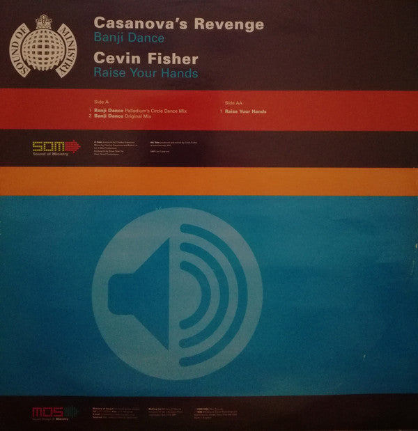 Casanova's Revenge / Cevin Fisher : Banji Dance / Raise Your Hands (12")