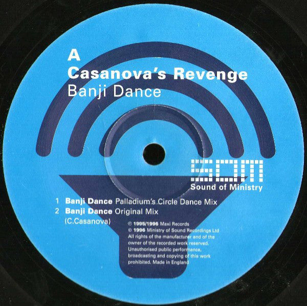 Casanova's Revenge / Cevin Fisher : Banji Dance / Raise Your Hands (12")