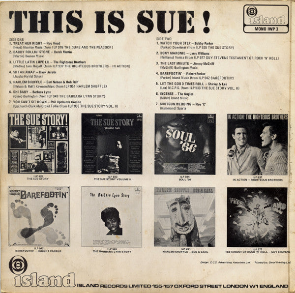 Various : This Is Sue! (LP, Comp, Mono)
