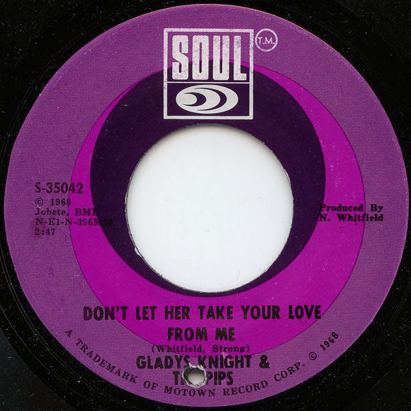 Gladys Knight And The Pips : The End Of Our Road (7", Single, 𝓐𝓡𝓟)