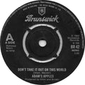 Adam's Apples : Don't Take It Out On This World  (7", Mono)