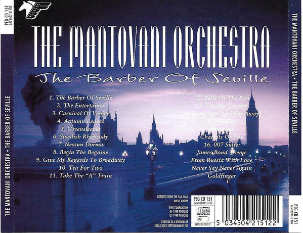 The Mantovani Orchestra : The Barber Of Seville (CD, Comp)
