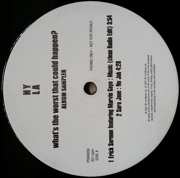 Various : What's The Worst That Could Happen? Album Sampler (12", Promo)