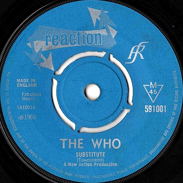 The Who : Substitute (7", Single, Mono, RE, Wal)