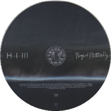 HIM (2) : Wings Of A Butterfly (CD, Single, Promo)