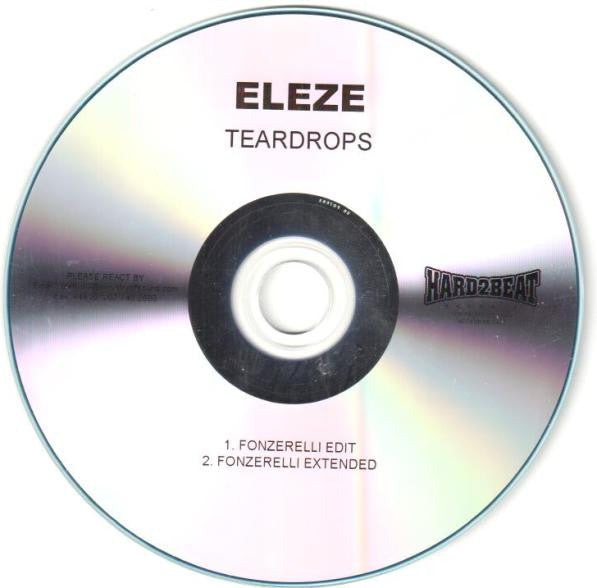 Eleze : Teardrops (CDr, Single, Promo)