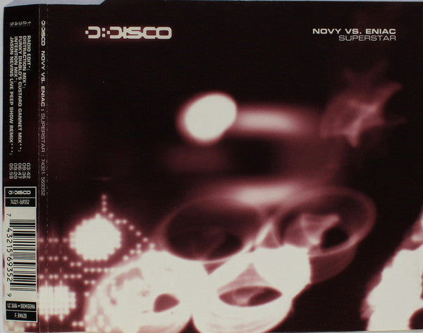 Novy vs. Eniac : Superstar (CD, Single)