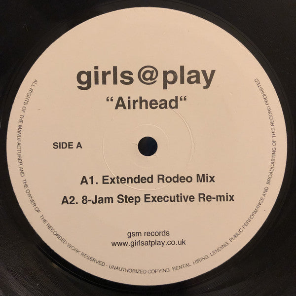 Girls @ Play : Airhead (12")