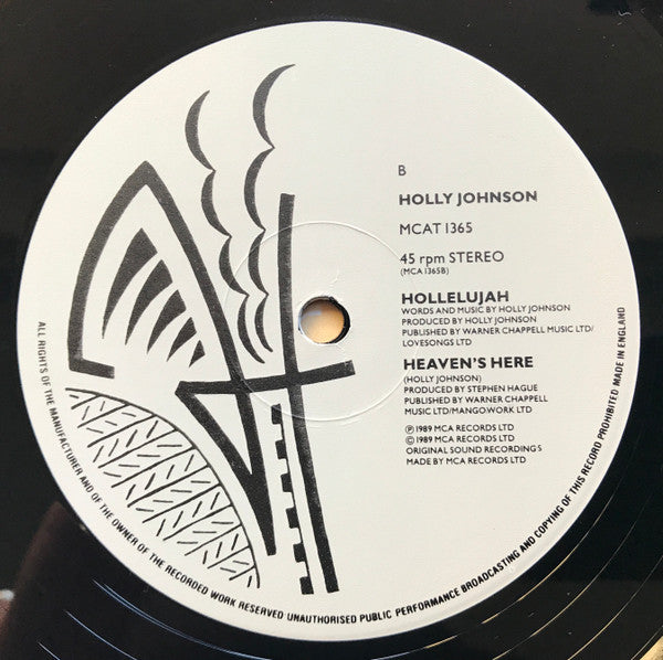 Holly Johnson : Heaven's Here (12", Single)