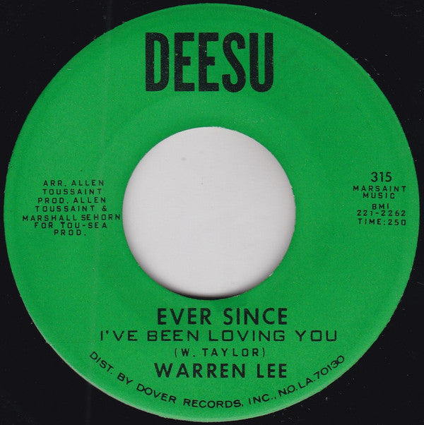 Warren Lee : Climb The Ladder / Ever Since (I've Been Loving You) (7", Single)