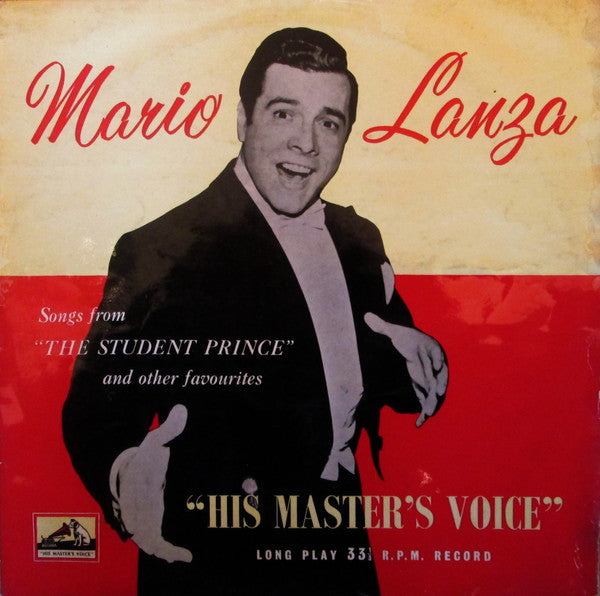 Mario Lanza : Songs From "The Student Prince" And Other Famous Melodies (LP, Album)