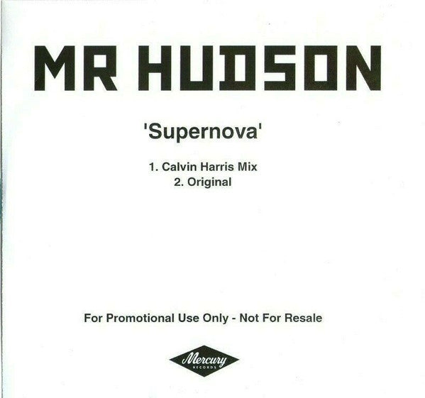 Mr Hudson : Supernova (CDr, Promo)