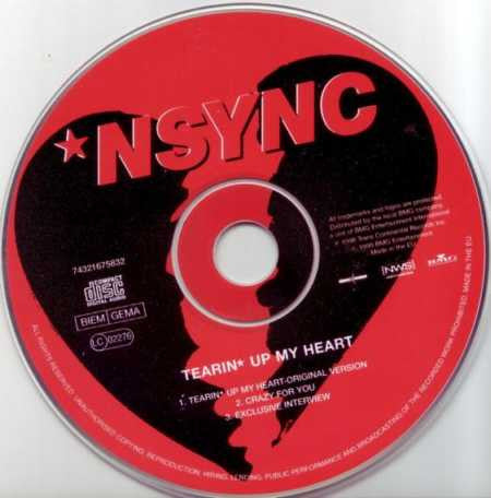 *NSYNC : Tearin* Up My Heart (CD, Single, CD2)