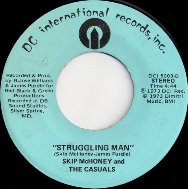 Skip Mahoney & The Casuals : Your Funny Moods (7")
