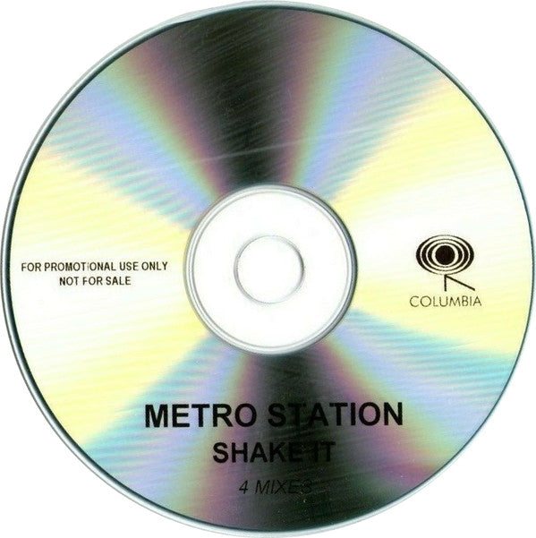Metro Station : Shake It (CDr, Single, Promo)