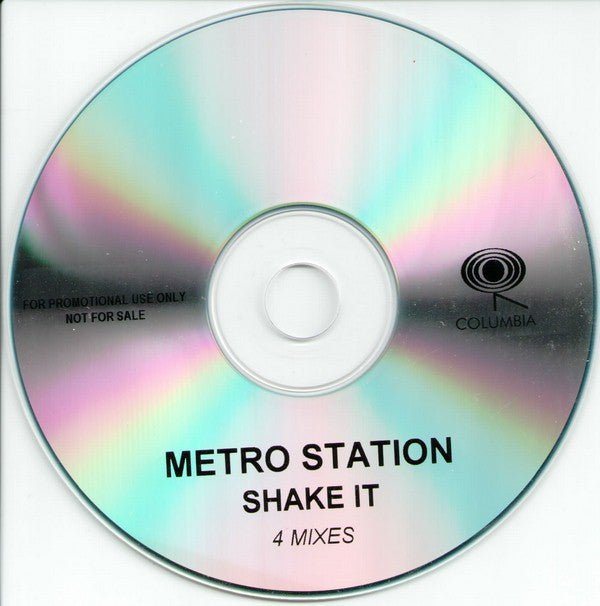 Metro Station : Shake It (CDr, Single, Promo)