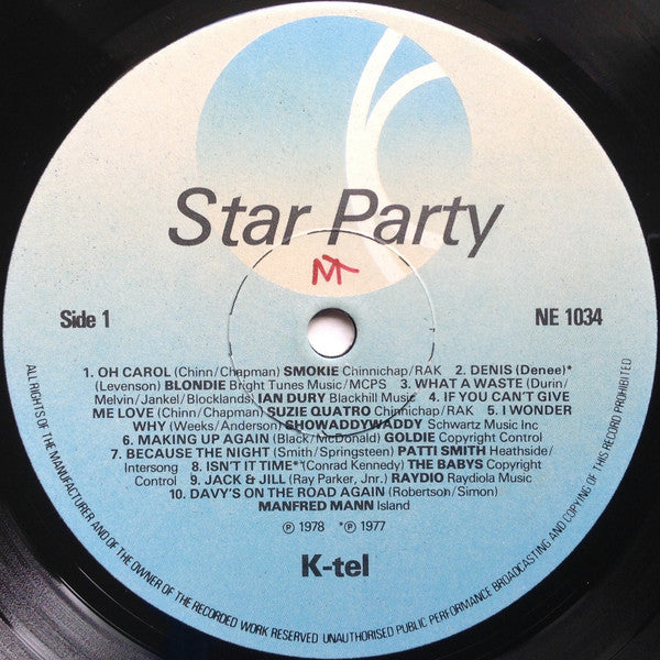 Various : Star Party (LP, Album, Comp)