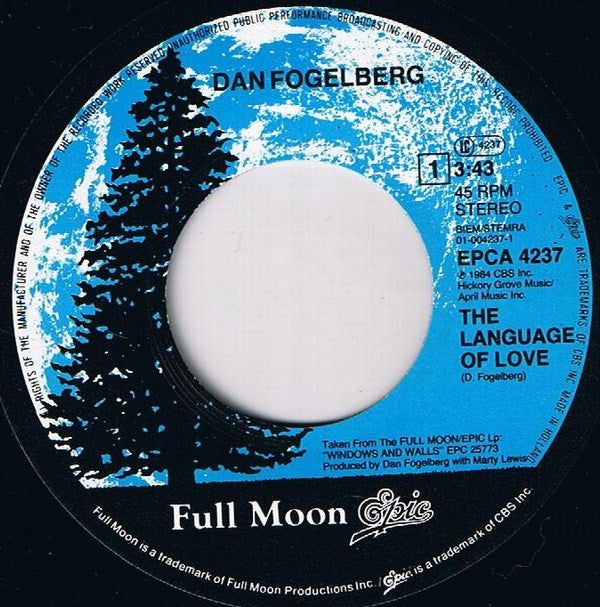 Dan Fogelberg : The Language Of Love (7", Single)