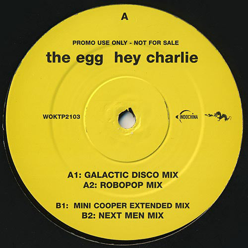 The Egg : Hey Charlie (12", Promo)