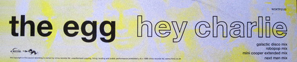 The Egg : Hey Charlie (12", Promo)