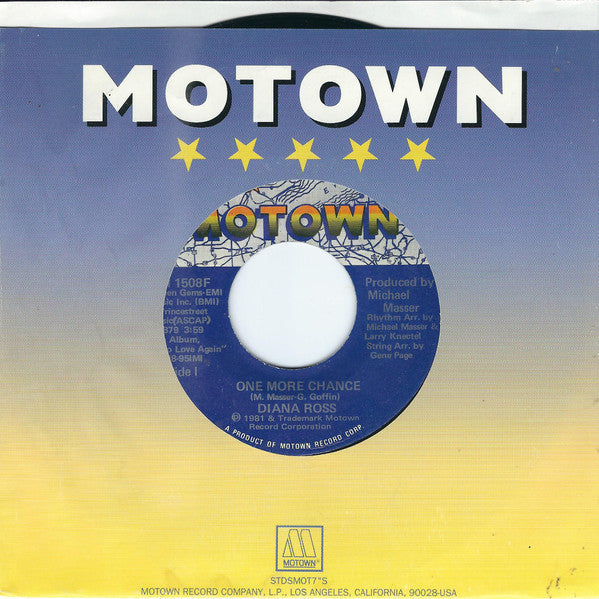 Diana Ross : One More Chance (7", Single)
