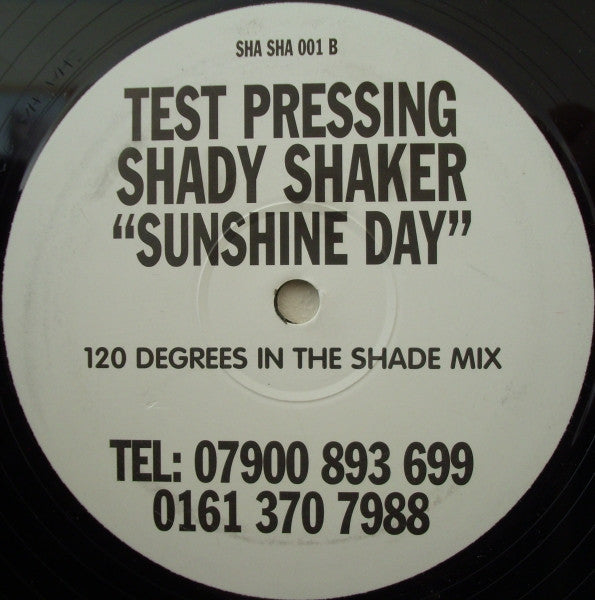 Shady Shaker : Sunshine Day (12", TP)