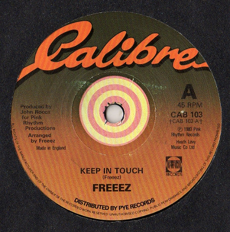 Freeez : Keep In Touch (7")