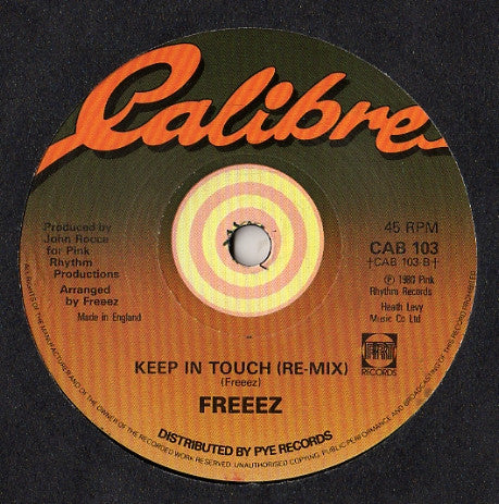 Freeez : Keep In Touch (7")