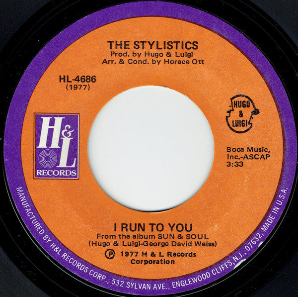 The Stylistics : I'm Coming Home (7", Styrene)