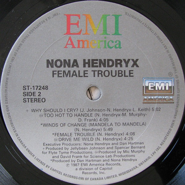 Nona Hendryx : Female Trouble (LP, Album)