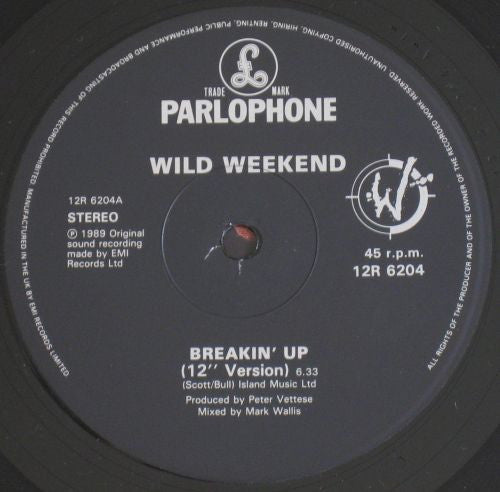 Wild Weekend (2) : Breakin' Up Breakin' Down (12", Single)