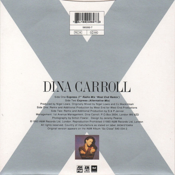 Dina Carroll : Express (7")