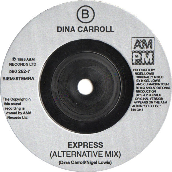 Dina Carroll : Express (7")