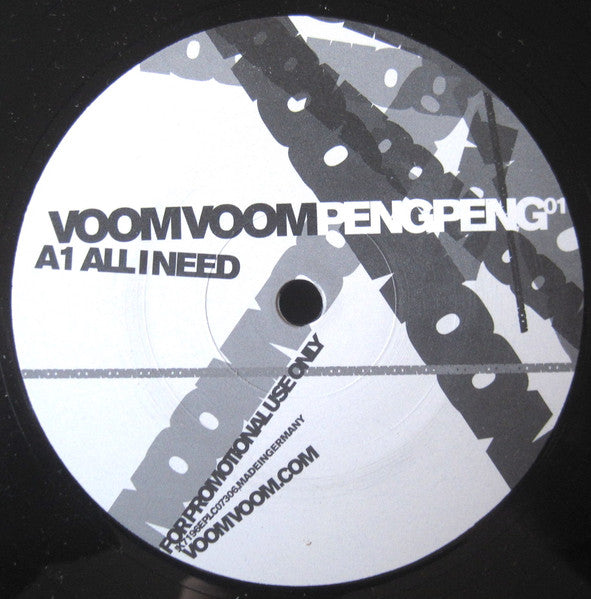 VoomVoom* : All I Need (12", EP, Promo)
