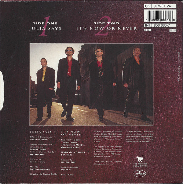 Wet Wet Wet : Julia Says (7", Single, Ltd, Pur)