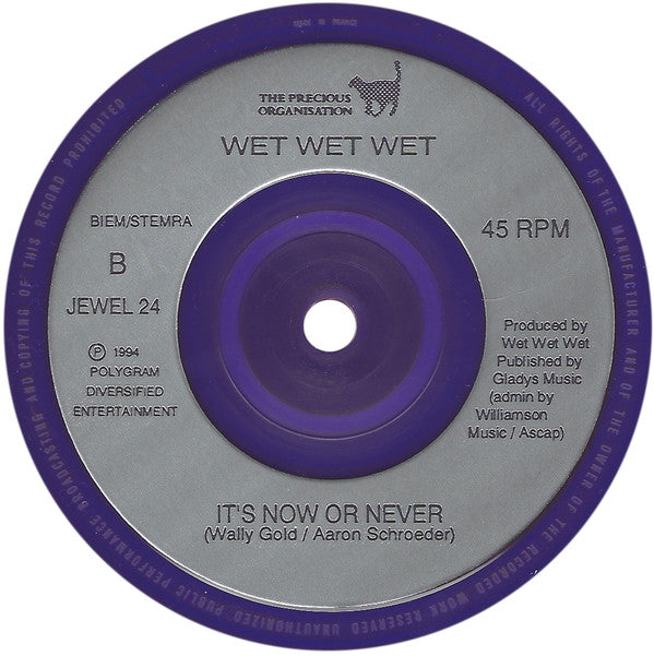 Wet Wet Wet : Julia Says (7", Single, Ltd, Pur)