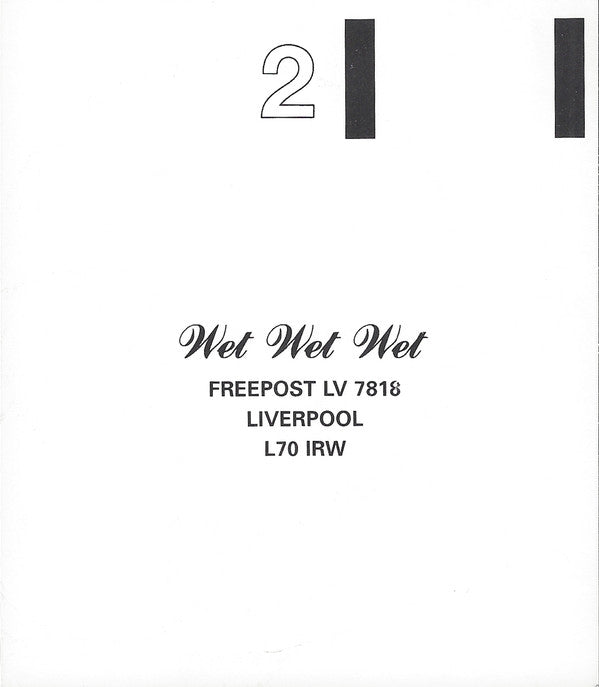 Wet Wet Wet : Julia Says (7", Single, Ltd, Pur)